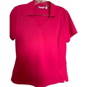 Lady Hagen golf polo pink size large